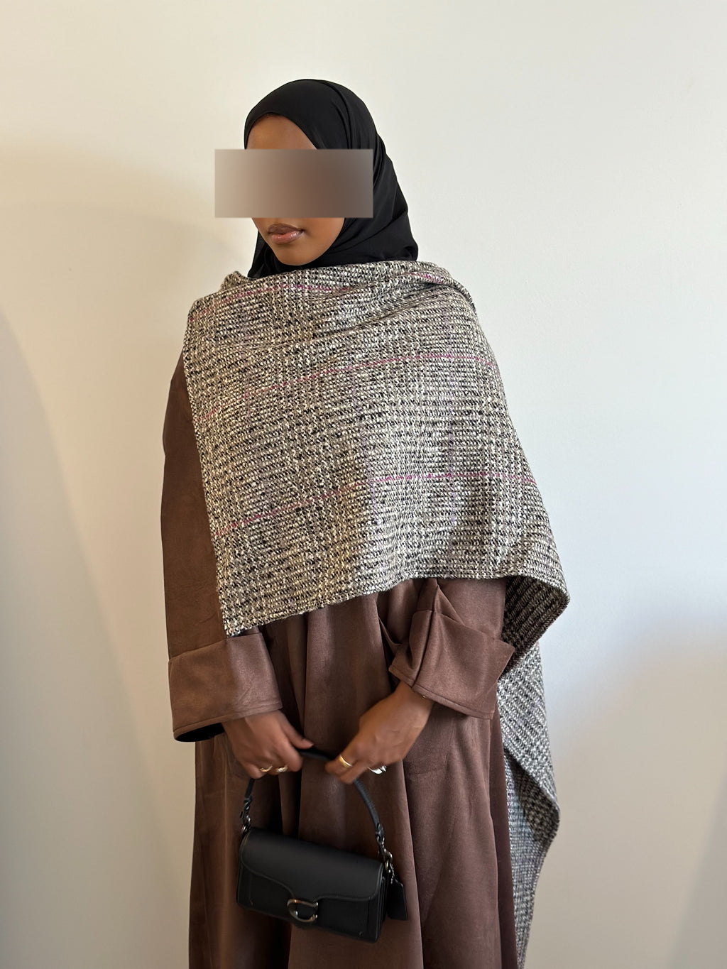 Brown Pattern Abaya
